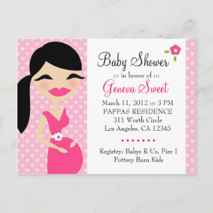 POSTAL DE INVITACIÓN MAMÁ DE 311 DULCES PARA SER CHICA