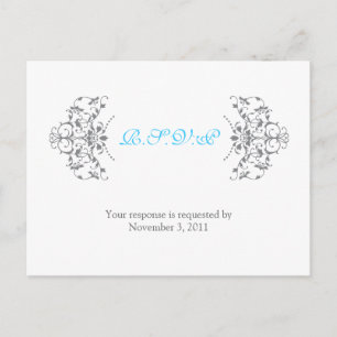 Postal De Invitación Marco ornamental vintage