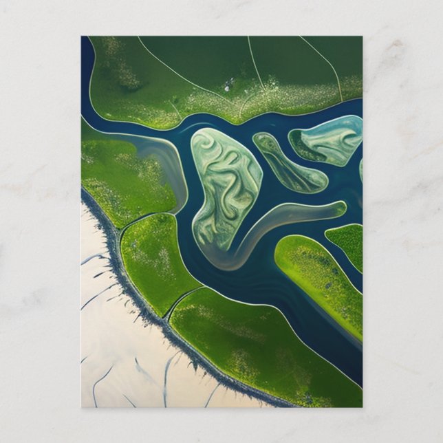Postal De Invitación Marshland Elegance (Anverso)