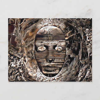Postal De Invitación Máscara mítica