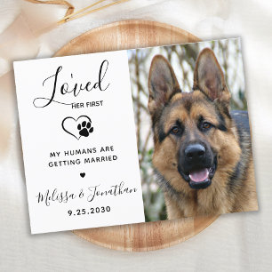 Postal De Invitación Me encantó su primer Mascota de código QR moderno 