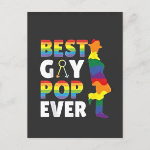Postal De Invitación Mejor Pop Gay Que Nunca Orgullo LGBT Mes Abuelo Pa