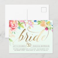 Menta | Rosas y duchas de novias con anillos de di