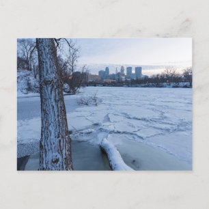Postal De Invitación minneapolis skyline y hely mississippi river