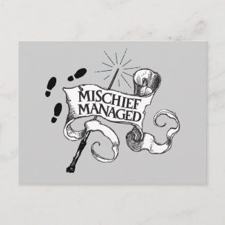 Postal De Invitación Mischief Managed