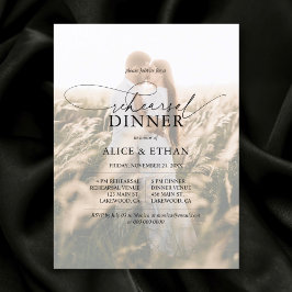 Postal De Invitación Moda de presupuesto guión foto ensayo cena