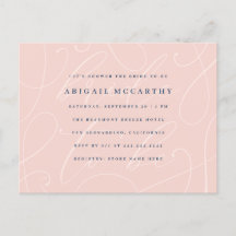 Moda Pearl Rubor y ducha marroquí azul nupcial