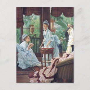 Postal De Invitación Moda Tissot del té del fiesta de casa del