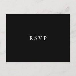 Postal De Invitación Moonlight Bloom | Floral Boda ELECCIÓN DE COMIDA D