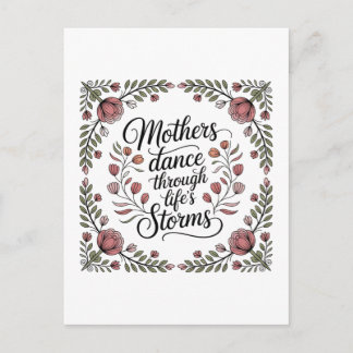 Postal De Invitación Mothers Dance Through Life's Storms