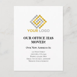Postal de Invitación móvil con logotipo comercial