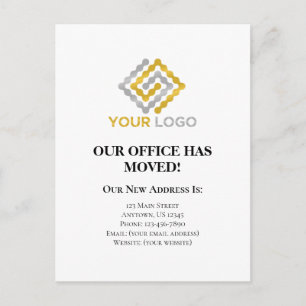 Postal de Invitación móvil con logotipo comercial