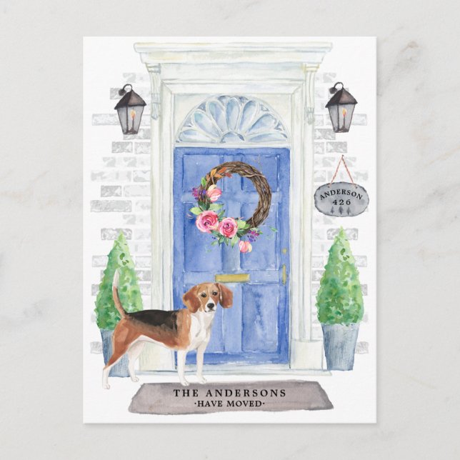 Postal de Invitación móvil de Beagle (Anverso)