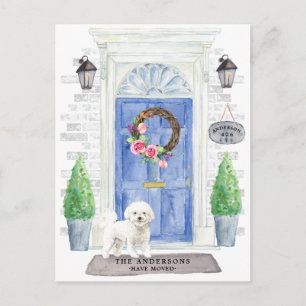 Postal de Invitación móvil de Bichon Frise