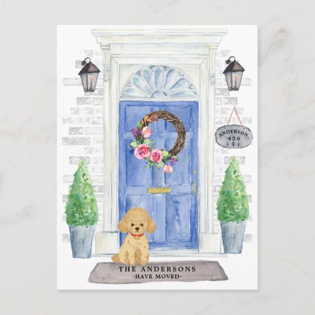 Postal de Invitación móvil de canapé (Anverso)