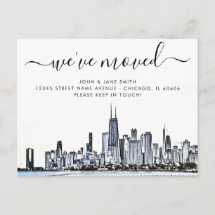 Postal de Invitación móvil de Chicago
