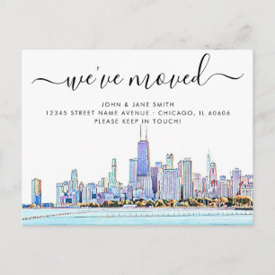 Postal de Invitación móvil de Chicago