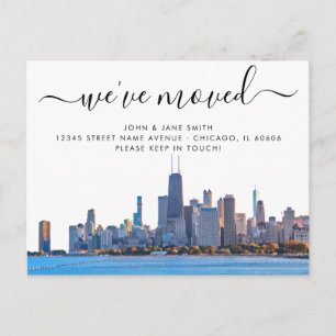 Postal de Invitación móvil de Chicago