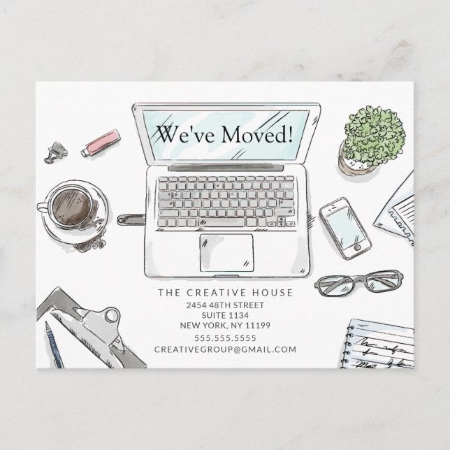 Postal de Invitación móvil de la ciudad de Nueva Y (Anverso)