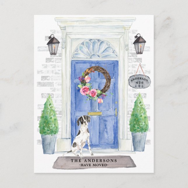 Postal de Invitación móvil de puntero en inglés (Anverso)