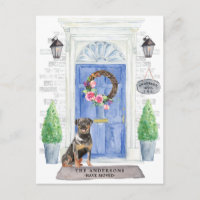 Postal de Invitación móvil de Rottweiler