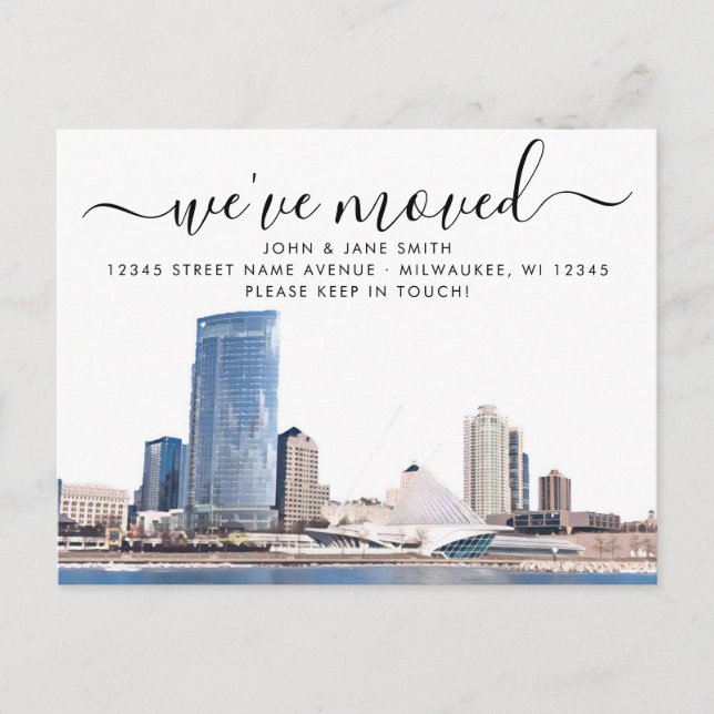 Postal de Invitación móvil Milwaukee (Anverso)