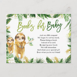 Postal De Invitación Muchacho tropical Slots Baby Shower Libros para be