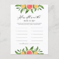 Naranjas y pomelo: ¿Qué edad tenía la futura carta