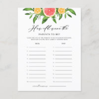 Naranjas y pomelo ¿Qué edad tenían los padres?