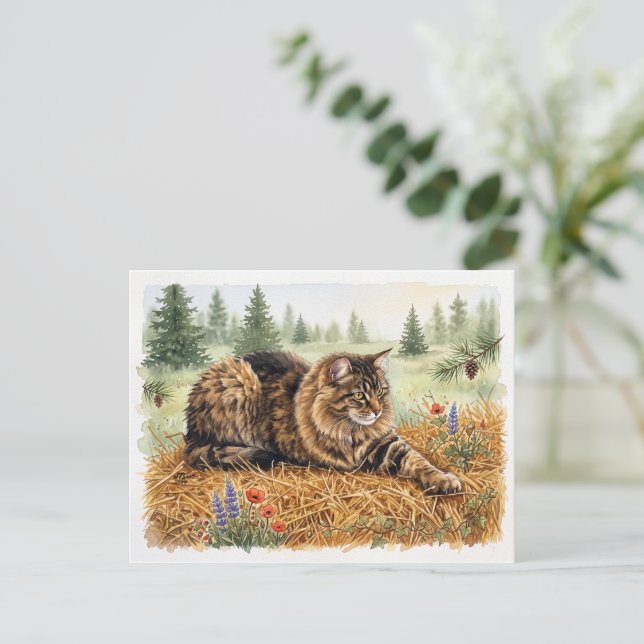 Postal De Invitación Nari del bosque (Anverso de pie)