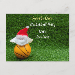 Postal De Invitación Navidades de baloncesto Salven al Baloncesto Date