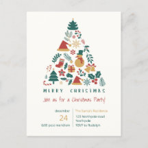 Navidades Fiesta Merry en diciembre de invierno