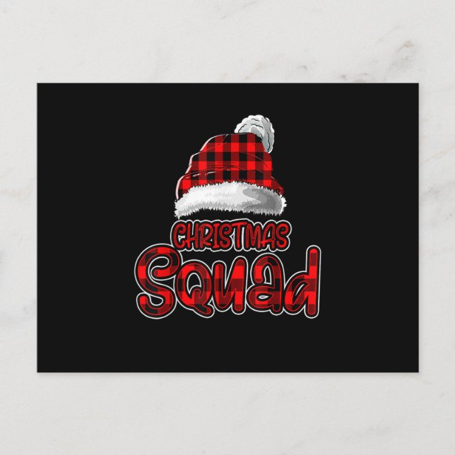 Postal De Invitación Navidades Squad Family Grupo Coincidiendo con Dive (Anverso)