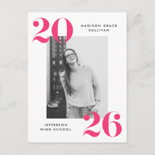 Postal De Invitación Negrita 2022: Partido de Graduación de Fotografías