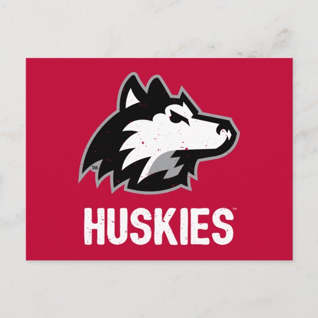 Postal De Invitación NIU Huskies Molestos (Anverso)