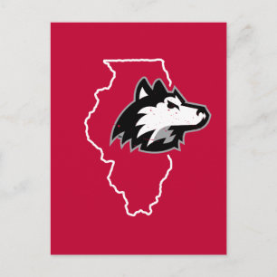 Postal De Invitación NIU Huskies State Love