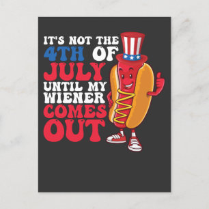 Postal De Invitación No es el 4 de julio hasta que salga mi visera