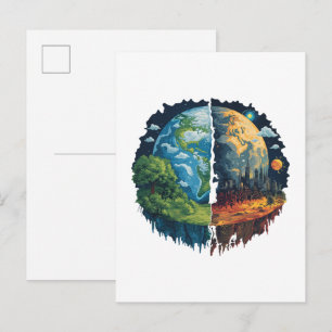 Postal De Invitación No matemos el planeta