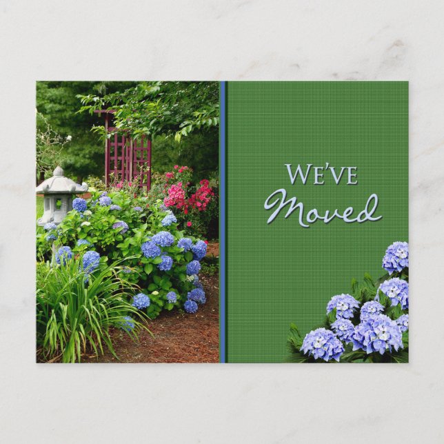 POSTAL DE INVITACIÓN NOS HEMOS MOVIDO - POSTCARDS - CASA ABIERTA Y/O AV (Anverso)