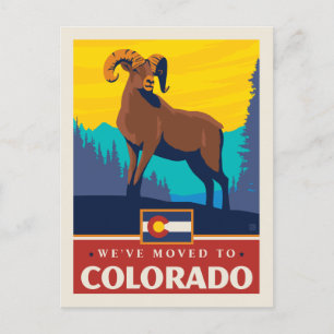 Postal De Invitación Nos hemos mudado a Colorado