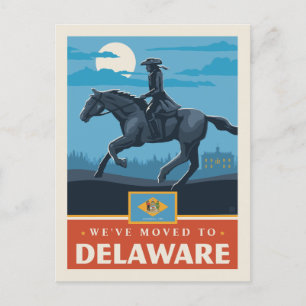 Postal De Invitación Nos hemos mudado a Delaware