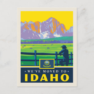 Postal De Invitación Nos hemos mudado a Idaho