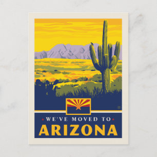 Postal De Invitación Nos hemos trasladado a Arizona