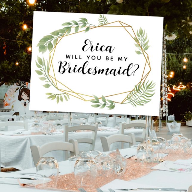 Postal De Invitación Novia propuesta verde fiesta de boda geo (Subido por el creador)