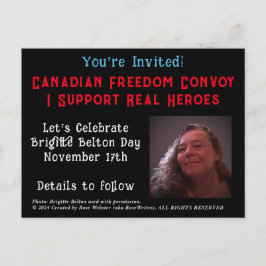 Postal De Invitación NUEVA Brigitte Belton Day Invitado por RoseWrites