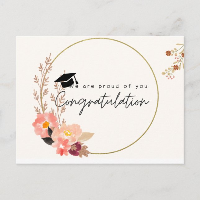 Postal De Invitación Nuevos comienzos, infinitas posibilidades (Anverso)