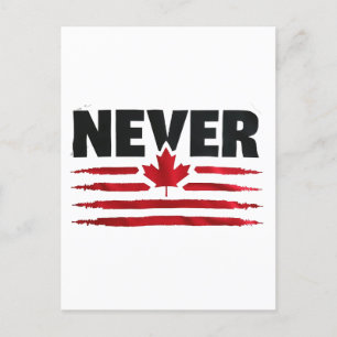 Postal De Invitación Nunca 51.ª política canadiense-estadounidense Trum