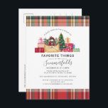 Postal De Invitación Ofreciendo cosas favoritas a los Navidades rusos v<br><div class="desc">Haga una invitación de fiesta para Navidades de cosas favoritas que pueda personalizar fácilmente para que su familia y amigos se reúnan. Redirigir fácilmente esta invitación para otros eventos de vacaciones haciendo clic en el botón "Personalizar este" anidado bajo el enlace "Personalizar". Para obtener ayuda adicional, haga clic en el...</div>