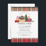 Postal De Invitación Ofreciendo cosas favoritas a los Navidades rusos v<br><div class="desc">Haga una invitación de fiesta para Navidades de cosas favoritas que pueda personalizar fácilmente para que su familia y amigos se reúnan. Redirigir fácilmente esta invitación para otros eventos de vacaciones haciendo clic en el botón "Personalizar este" anidado bajo el enlace "Personalizar". Para obtener ayuda adicional, haga clic en el...</div>