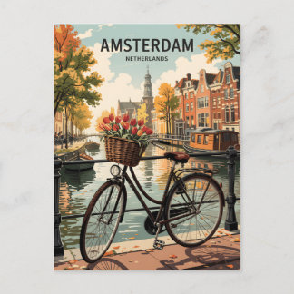 Postal De Invitación Países Bajos de Ámsterdam